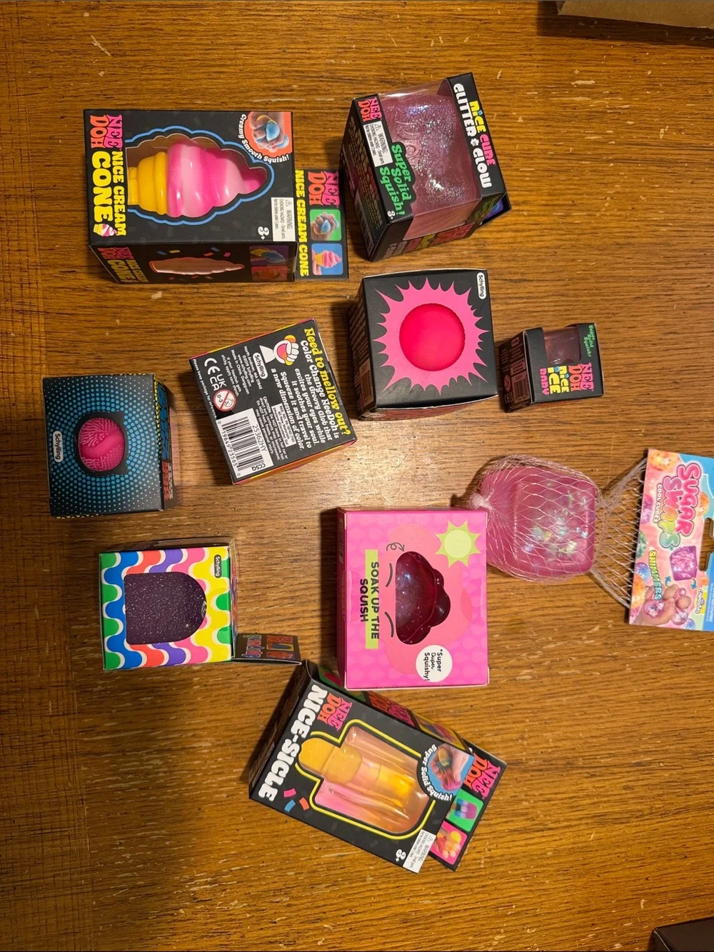 Nee Doh Bundle of 10 💕 Squishy Toys NEW